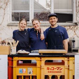 Das Team von Mochi in der Markterei Markthalle