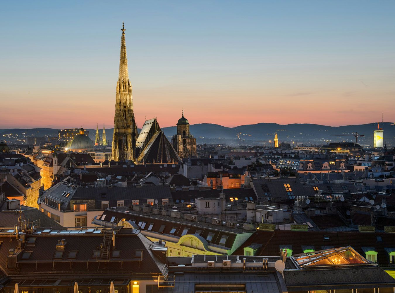 Blick über Wien