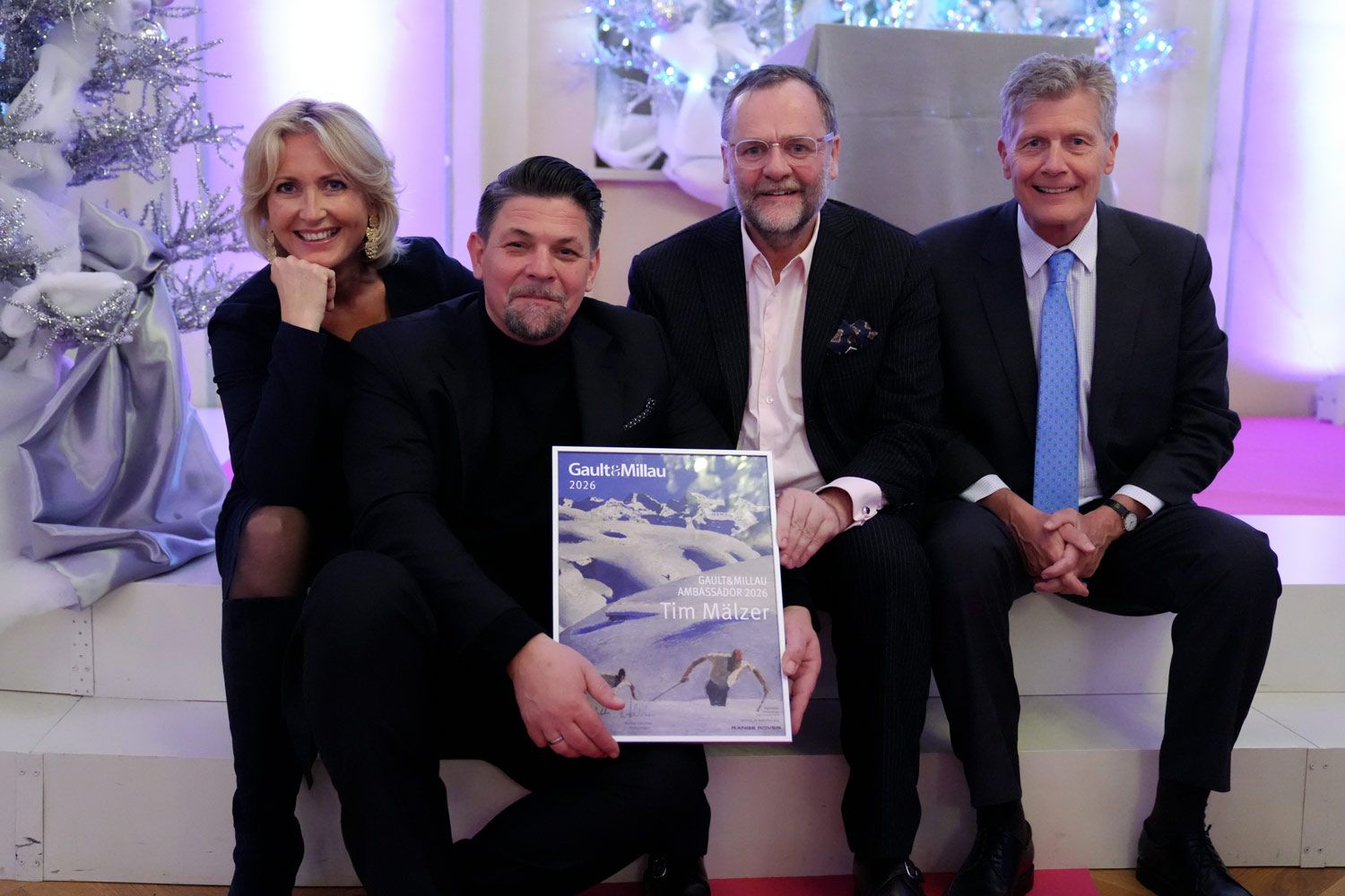 Martina Hohenlohe, Tim Mälzer, Sepp Schellhorn und Karl Hohenlohe