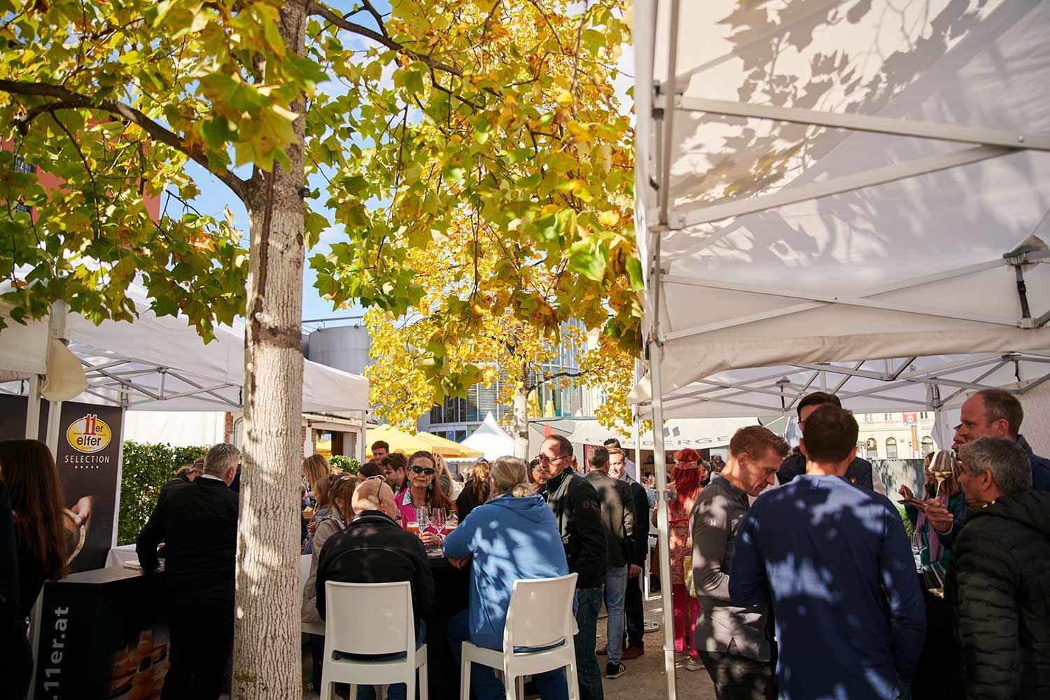 Herbststimmung in der Ottakringer Brauerei