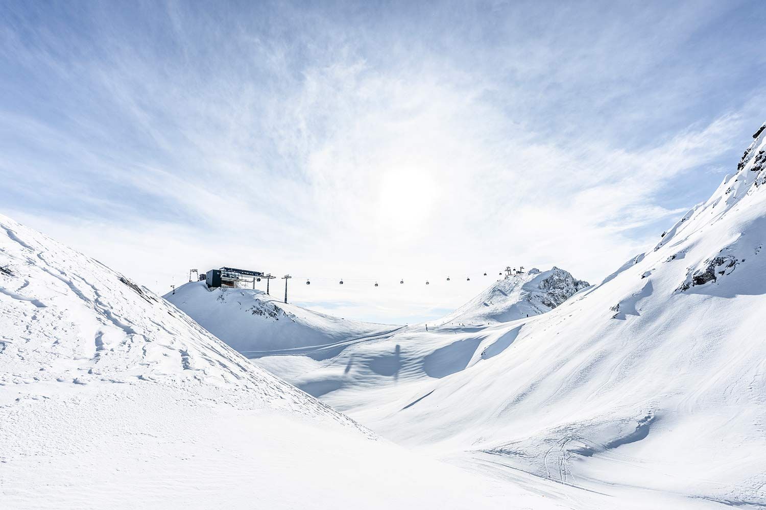 TVB St. Anton / Patrick Bätz Die Schindlergratbahn - schöner als jede Perlenkette