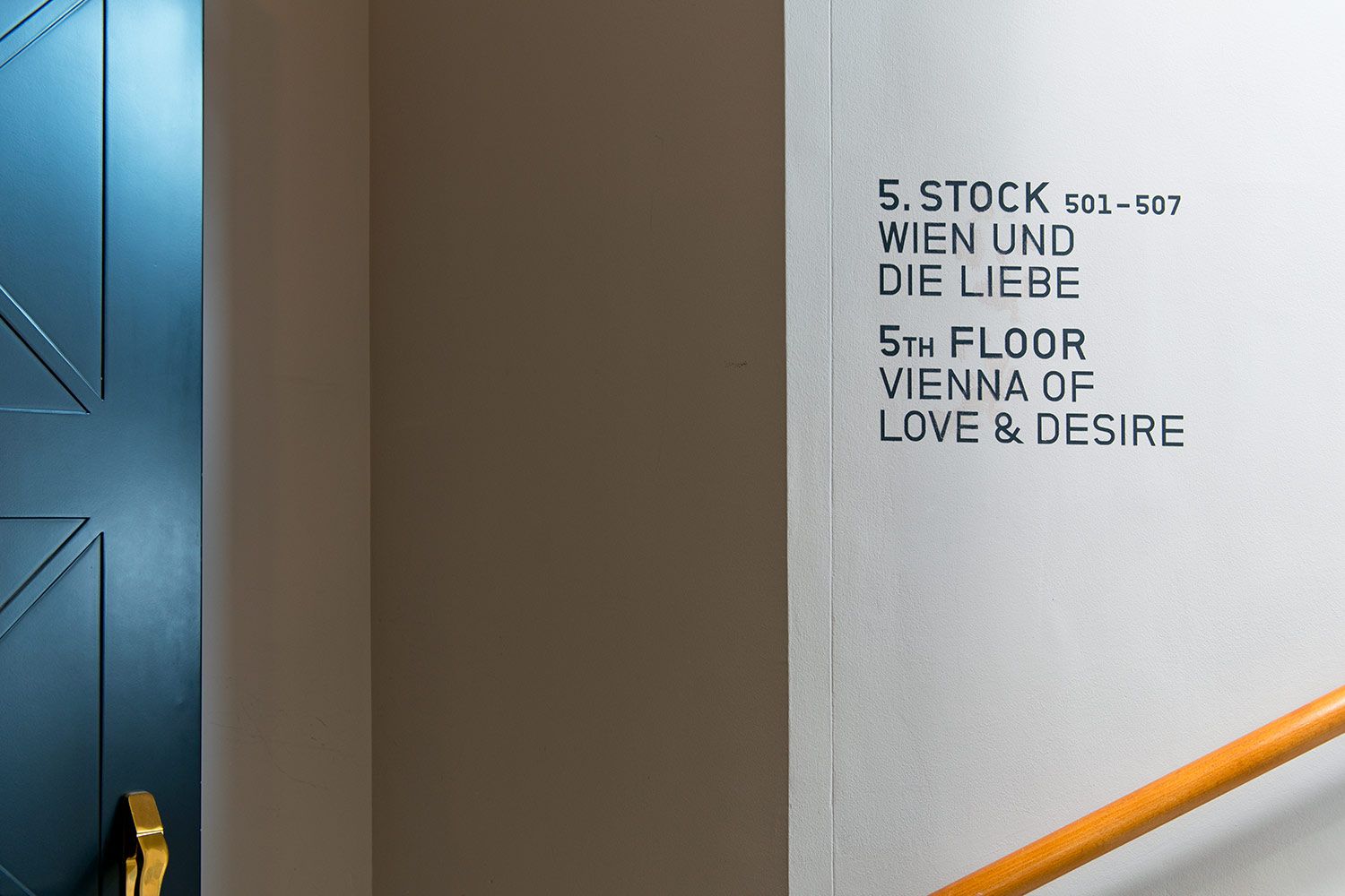 Wien und der Liebe ist eine eigene Etage gewidmet