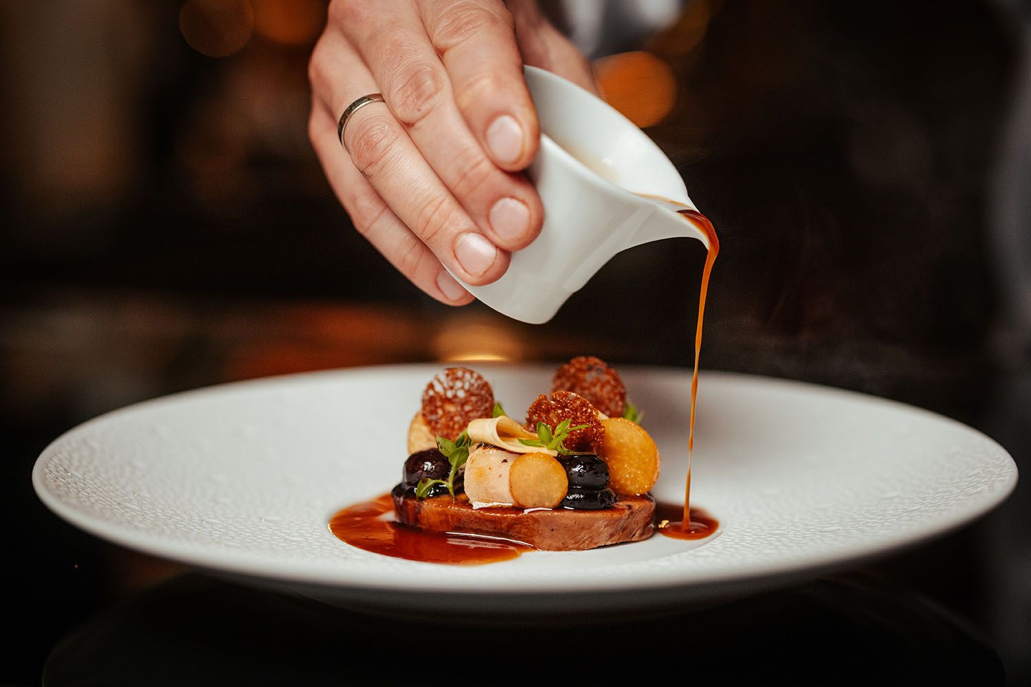 @ Alpenresort Schwarz Kreation aus dem Restaurant 141 by Joachim Jaud