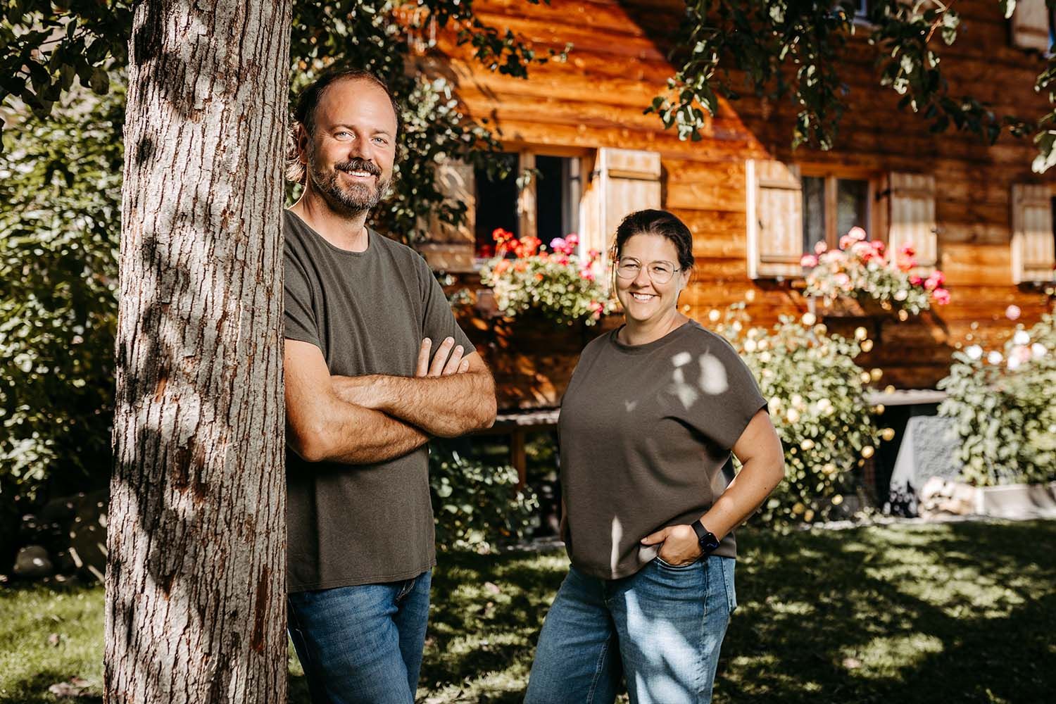 Die Gastgeber:innen Joachim und Cyrilla 