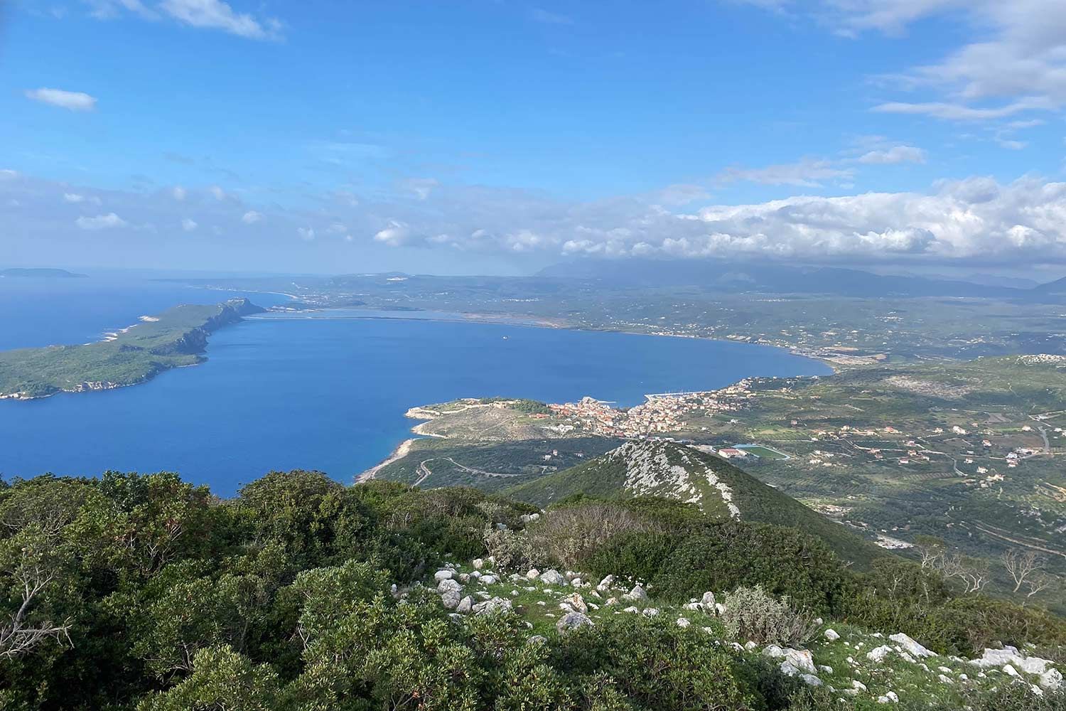 Blick auf Pylos und die Costa Navarino