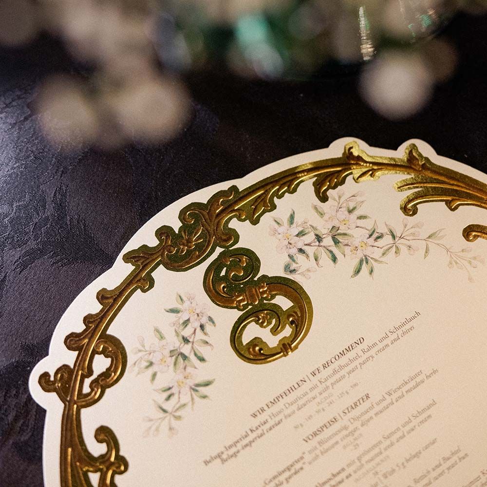 Hotel Sacher Speisekarte