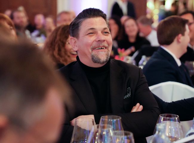 Tim Mälzer bei der Gala in Salzburg
