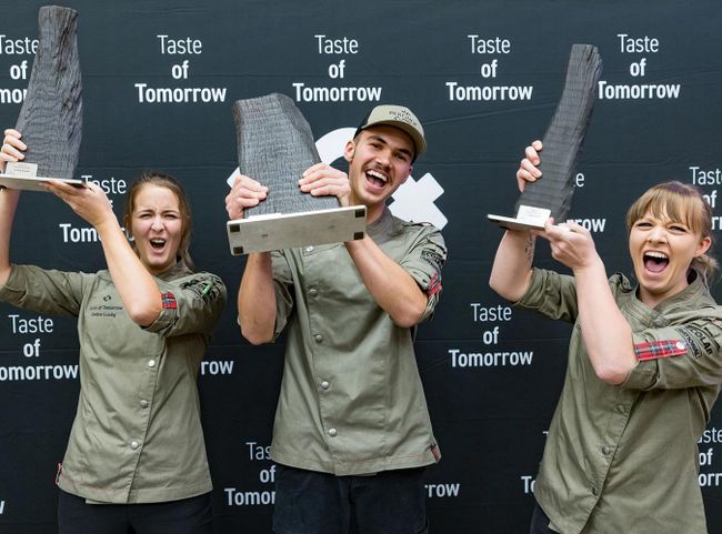 © Taste of Tomorrow Céline Lustig, Josef Leitner und Catharina Feuchtmayr