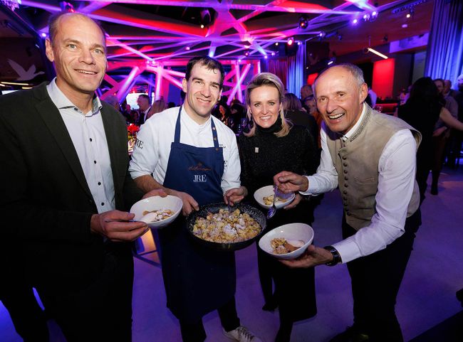 Michael Walchhofer, Andreas Herbst, Alexandra Meissnitzer und Leo Bauernberger