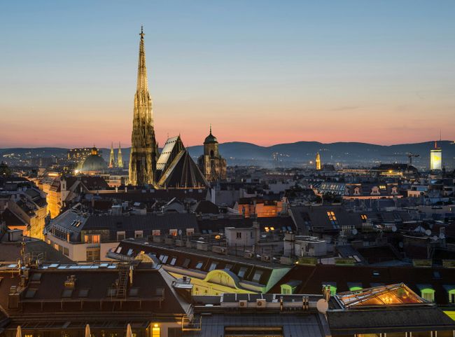 Blick über Wien