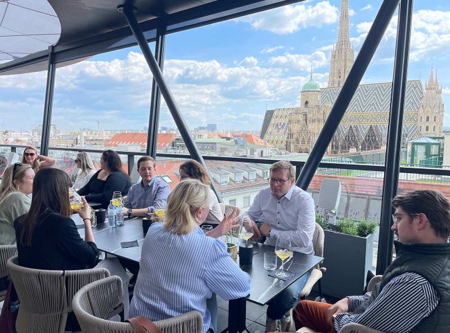 © Degen / Gault&Millau Tasting auf der Lamée Rooftop Bar