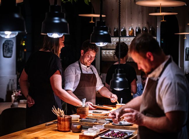 4-Hauben-Restaurant Stand in Budapest