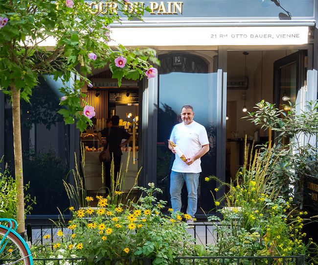 Fatjon Kolici vor seinem L'Amour du Pain