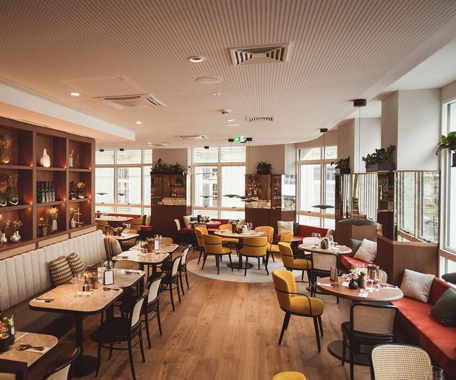 Restaurant in der ersten Etage