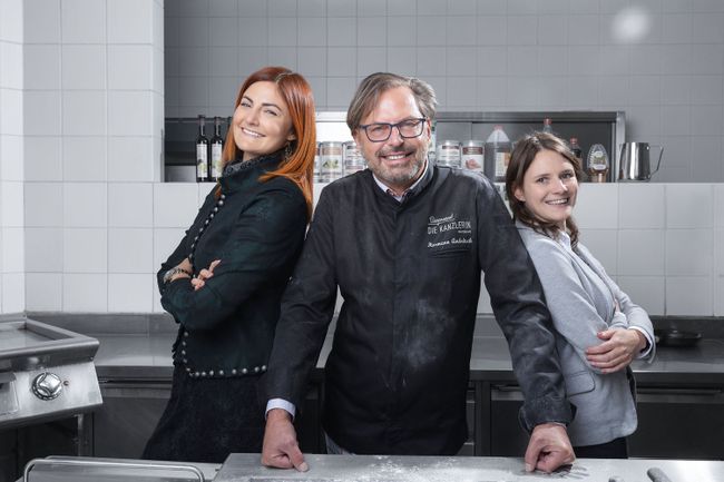 © Simone Attisani Direktorin Christina Dulle, Hermann Andritsch, Geschäftsführerin Hannah Widnig