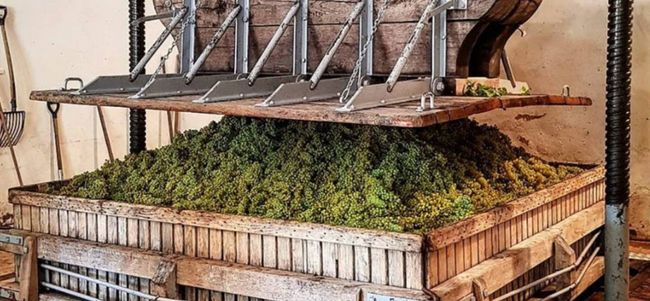 © Friso Schopper Die alteste Weinpresse der Champagne aus dem Jahr 1888