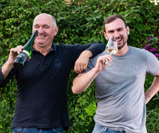 © Weingut Bauer / beigestellt Josef und Florian Bauer