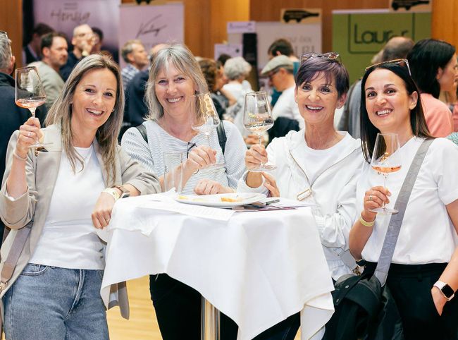 Beste Stimmung bei den Verkostungen