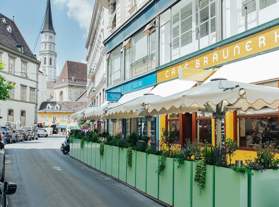 Das Café Bräunerhof in der Stallburggasse