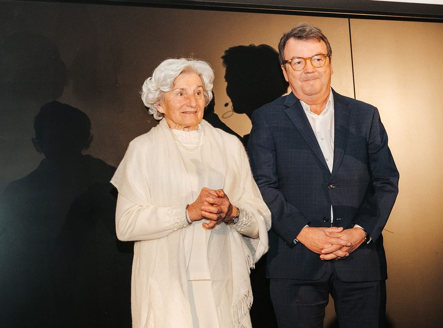 © Philipp Lipiarski Hedi und Willi Klinger bei der Auszeichnung für ihr Lebenswerk