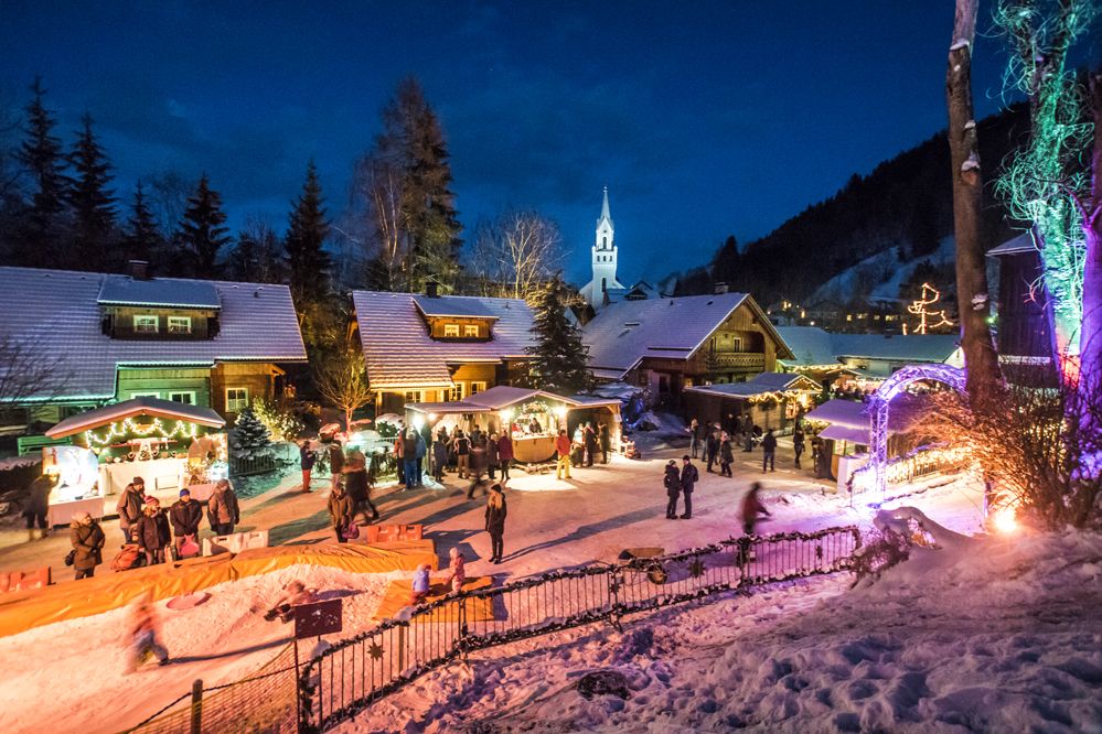 Die Talbachklamm bei der Schladminger Bergweihnacht 