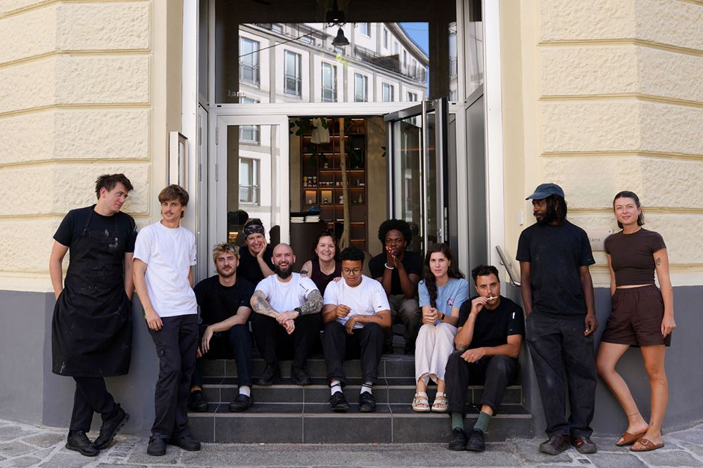 Das Team vor dem Lara