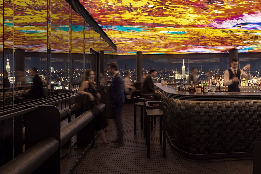 Die neu gestaltete Bar