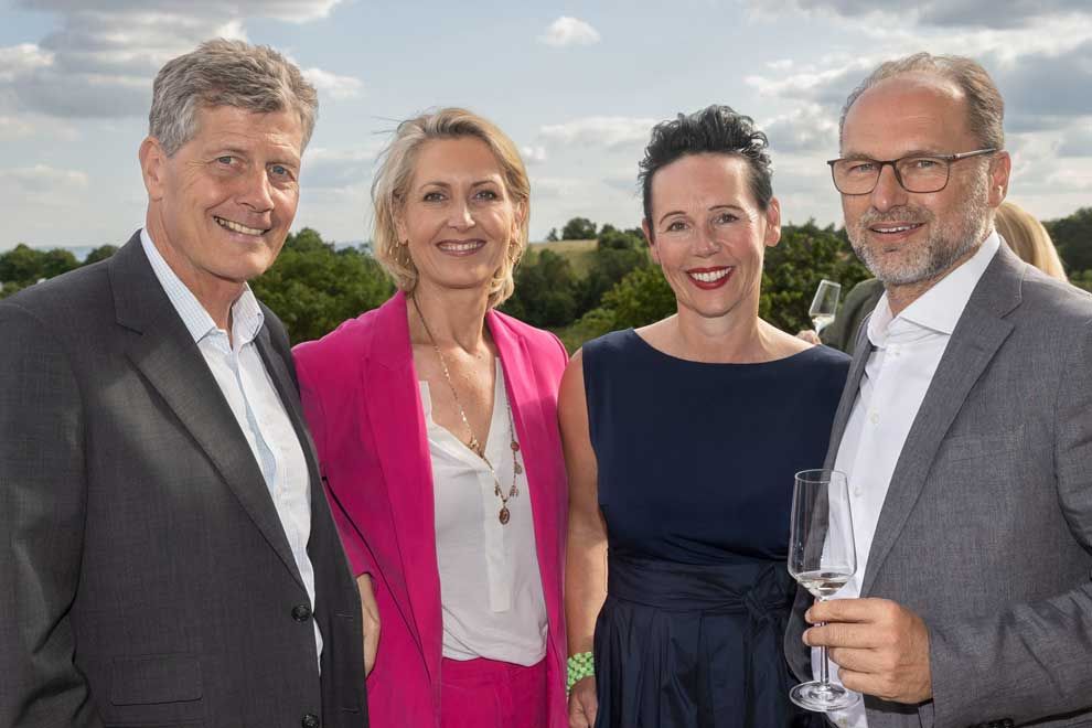 Gault&Millau-Herausgeber Karl und Martina Hohenlohe, Karin Meisel und Thomas Panholzer